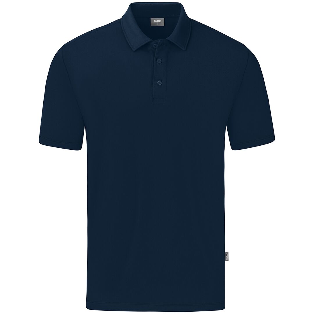 JAKO Polo Organic Stretch Herren C6321 Gr. S marine