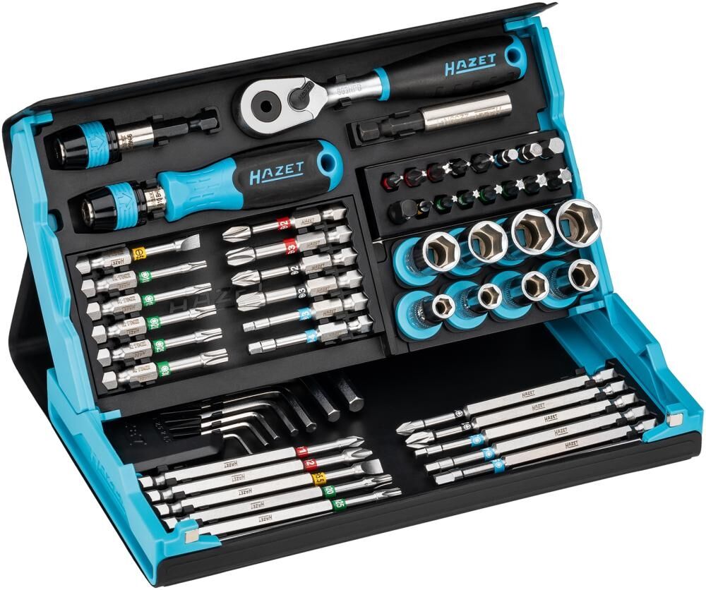 HAZET Steckschlüssel Set & Bit Set SmartCase 59-teilig