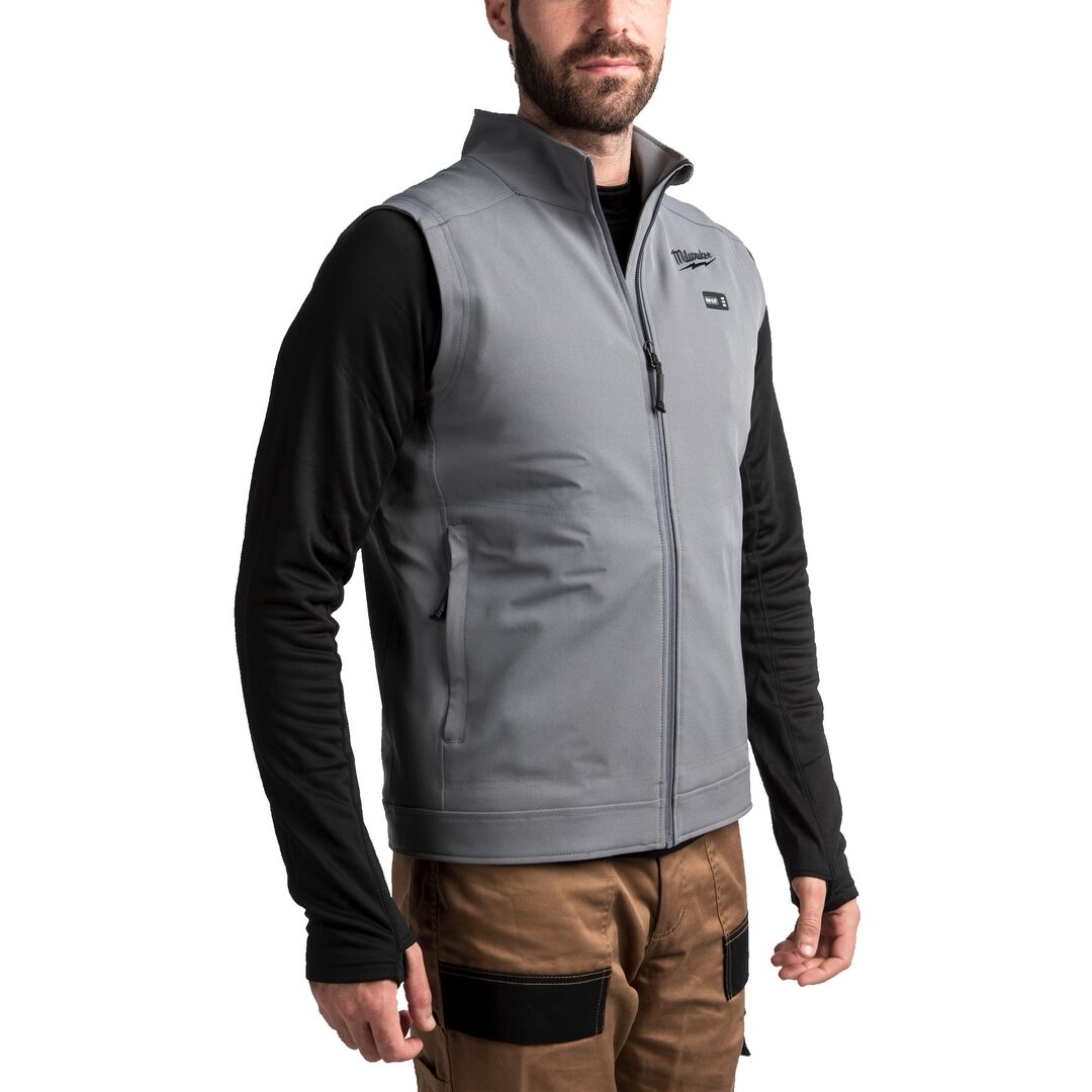 MILWAUKEE Akku-Thermo-Weste Herren M12HVGREY1-0 schwarz S