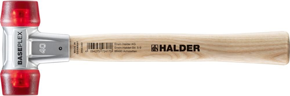 HALDER Schonhammer Baseplex 40mm Celluloseacetat