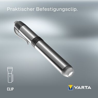VARTA Taschenlampe Pen Light LED Aluminium 16611101421