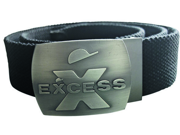 EXCESS Gürtel schwarz Gr. 120cm