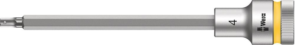 WERA Schraubendrehereinsatz 1/2" 4x140mm sechskant Haltefunktion