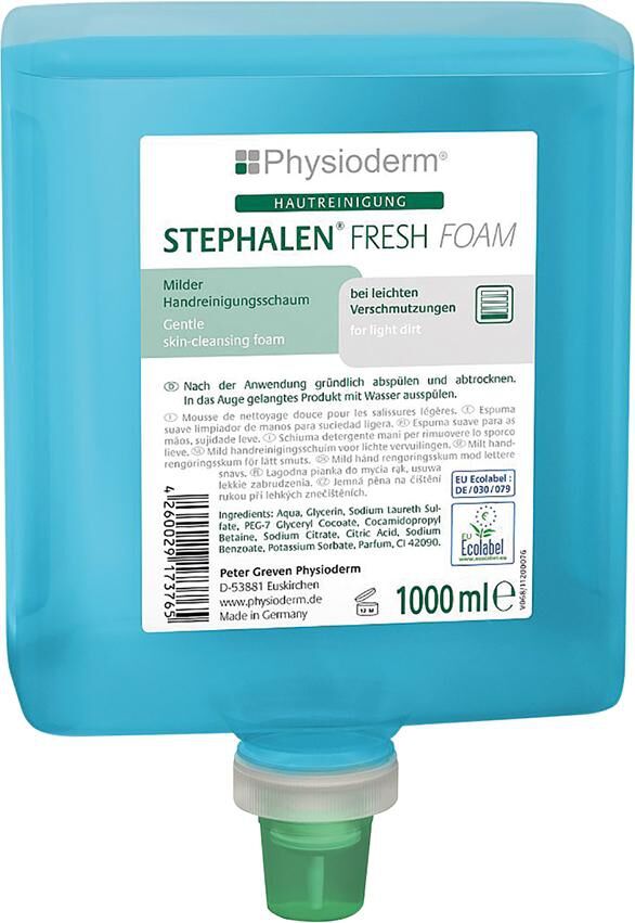 PHYSIODERM Handreinigungsschaum Stephalen Fresh Foam 1000ml Neptuneflasche