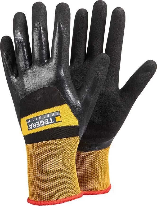 TEGERA Strickhandschuhe 8802 Gr. 9 Nitril/PU