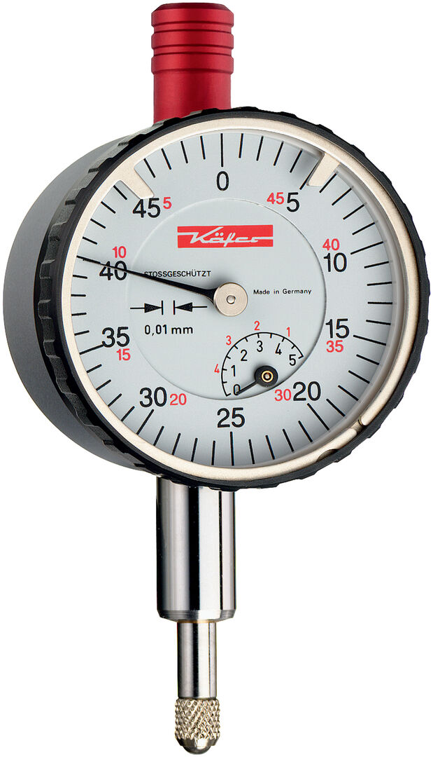 KÄFER Präzisions-Messuhr stossgeschützt KM4/5 S D 40mm