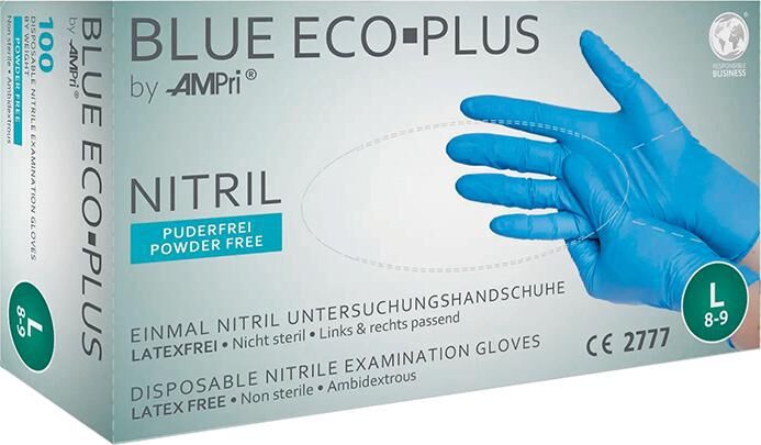 AMPRI Einweghandschuhe BLUE ECO PLUS Gr. XL