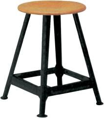 LOKOMA Bandstahl-Hocker 4 Beine H600mm