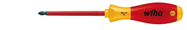 WIHA Schraubendreher VDE PZ 1x80 SoftFinish electric 324SF