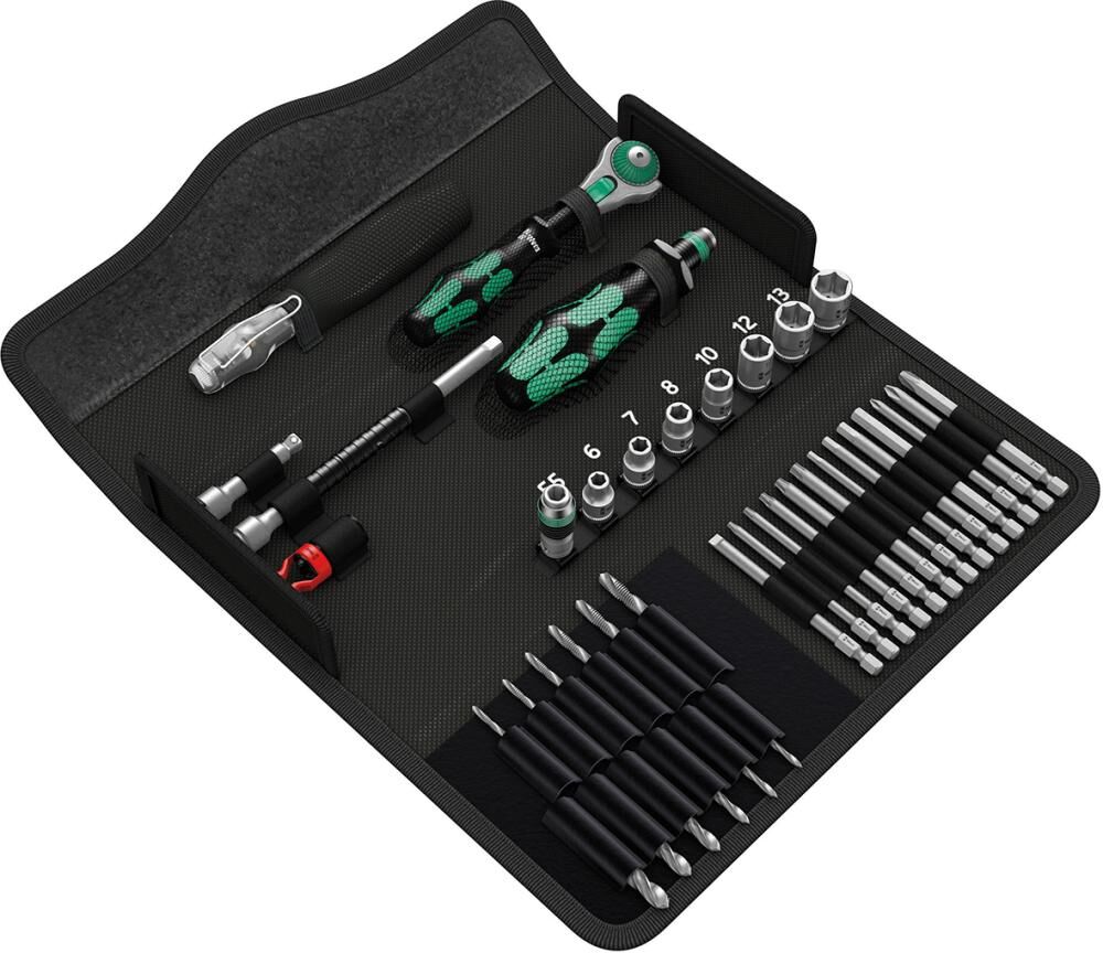 WERA Kraftform Kompakt 39-teilig M 1 für Metall