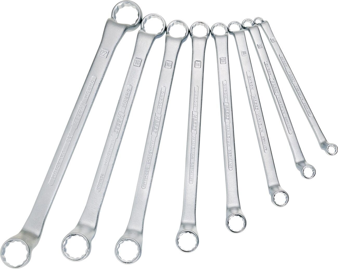 HAZET Doppel-Ringschlüssel-Set DIN838 630/12 6-32mm 12-teilig