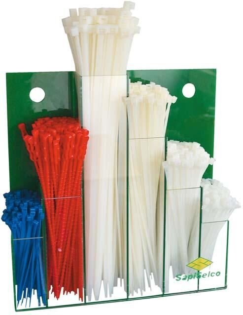SAPISELCO Wanddisplay Kabelbinder 1/6