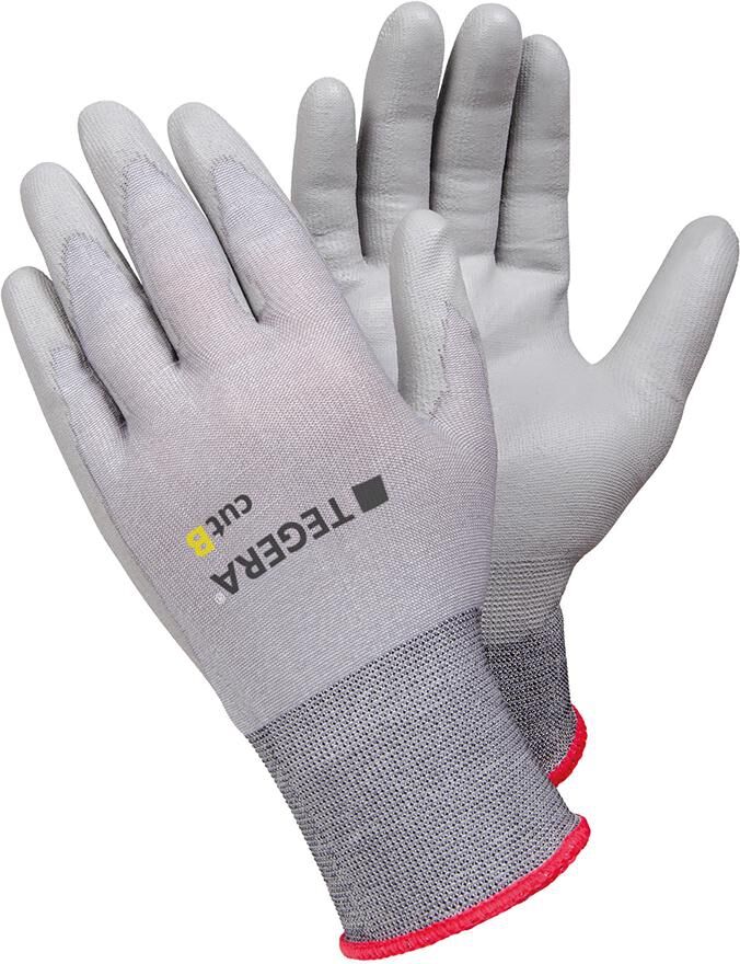 TEGERA Schnittschutzhandschuhe 909 Gr. 10 grau