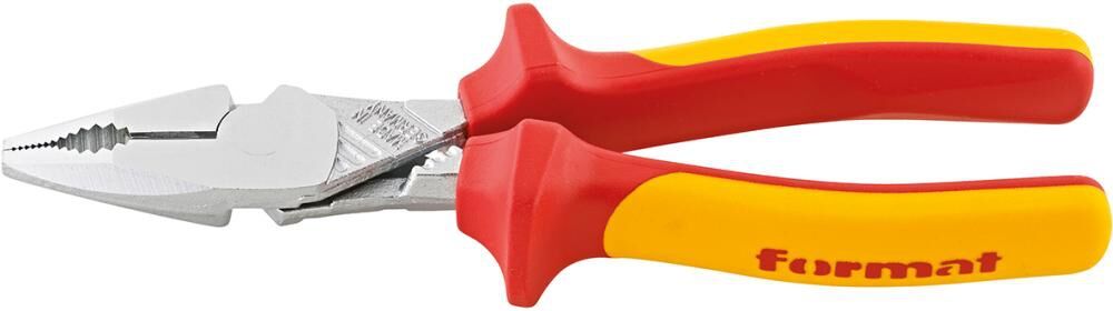 FORMAT Kraft-Spitzzange MIG mit 2-Komponentenhülle 200mm VDE