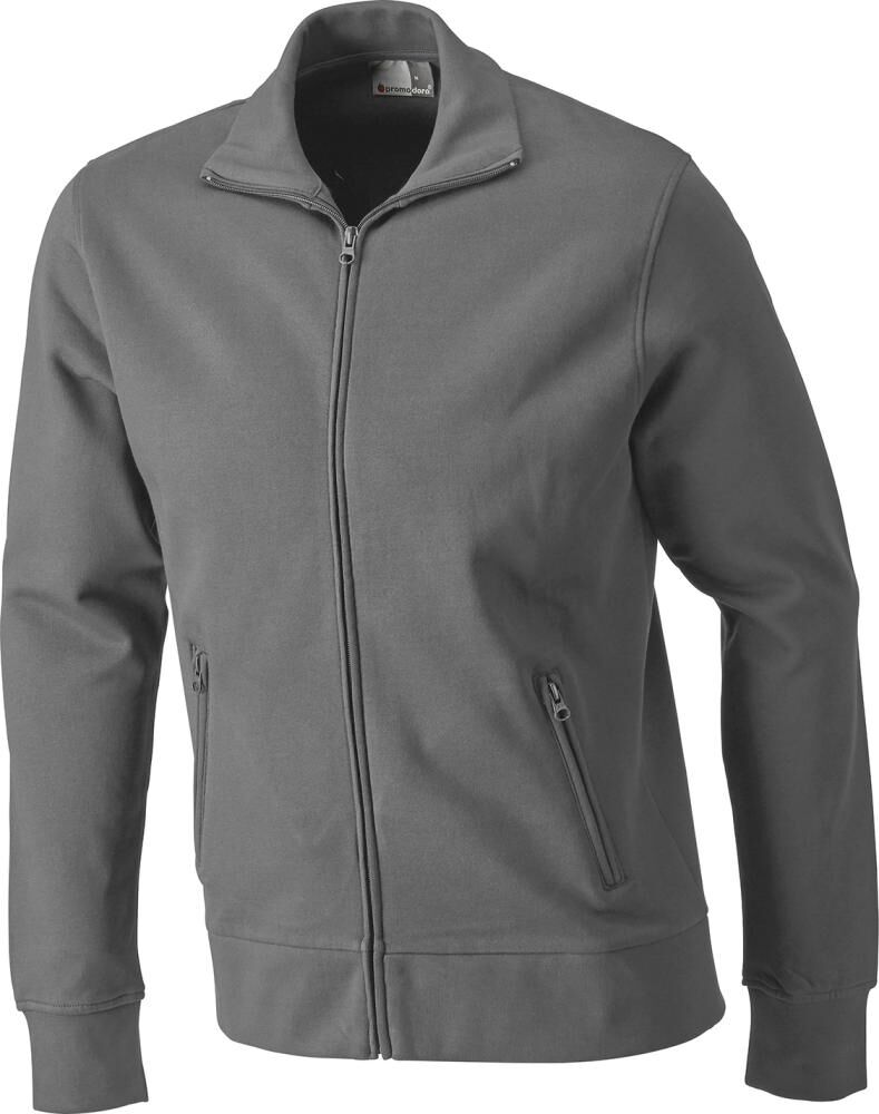 PROMODORO Sweatjacke Gr. M steelgrey
