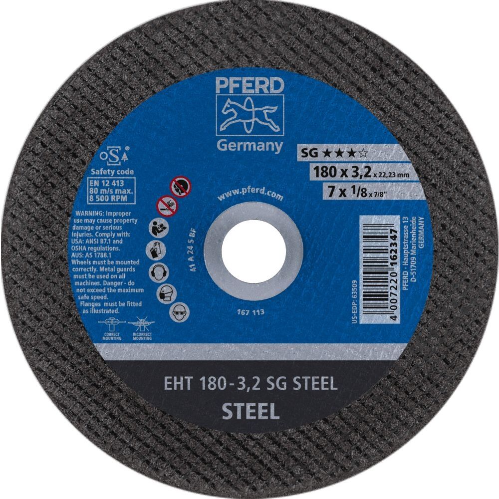 PFERD Trennscheibe A24SSG 178x3,2mm gerade