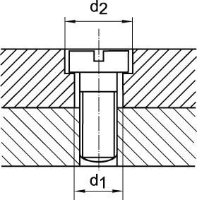 FORMAT Kurzstufenbohrer 180 Grad M 3 Durchgangsloch HSS