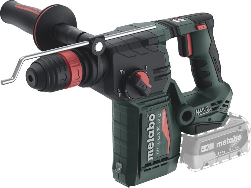 METABO Akku-Kombihammer KH18 LTX BL24Q ohne Akku & Ladegerät in metaBOX