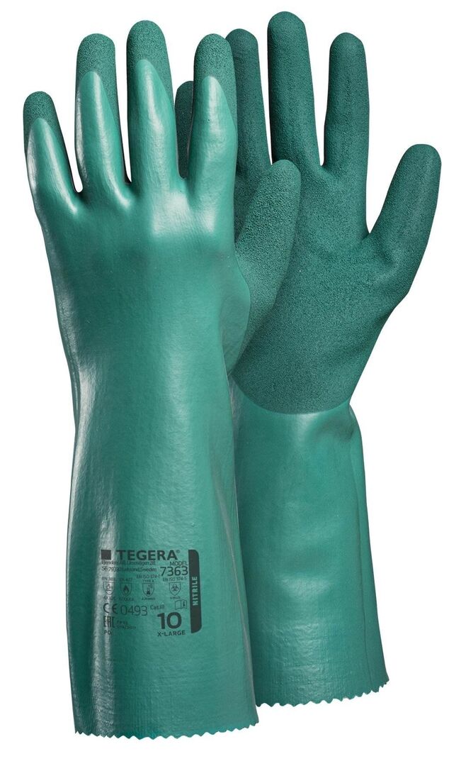 TEGERA Chemikalienschutzhandschuhe 7363 Cat.III Gr. 7