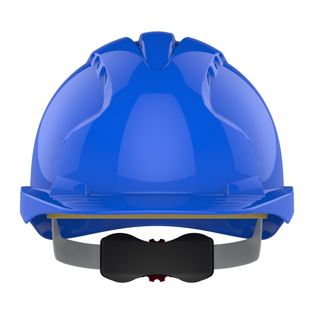 JSP Schutzhelm EVO3 AJF170 belüftet mit Schirm blau