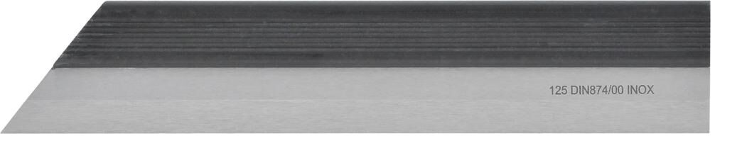 FORMAT Haarlineal DIN874/00 VA 125mm