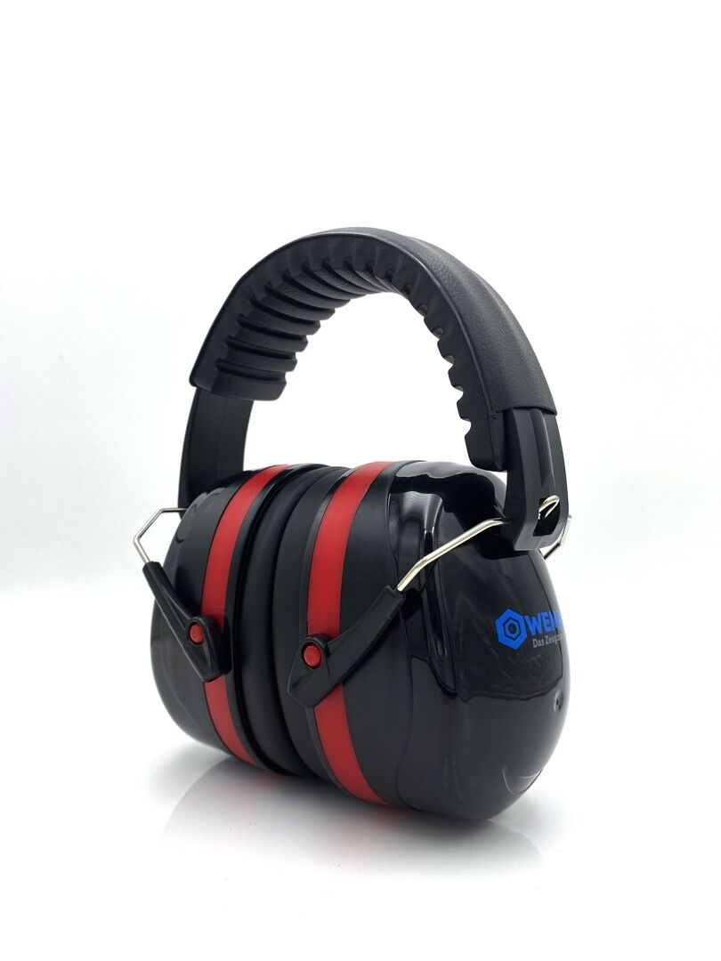 WEMAG Kapselgehörschutz schwarz/rot SNR 32 dB A