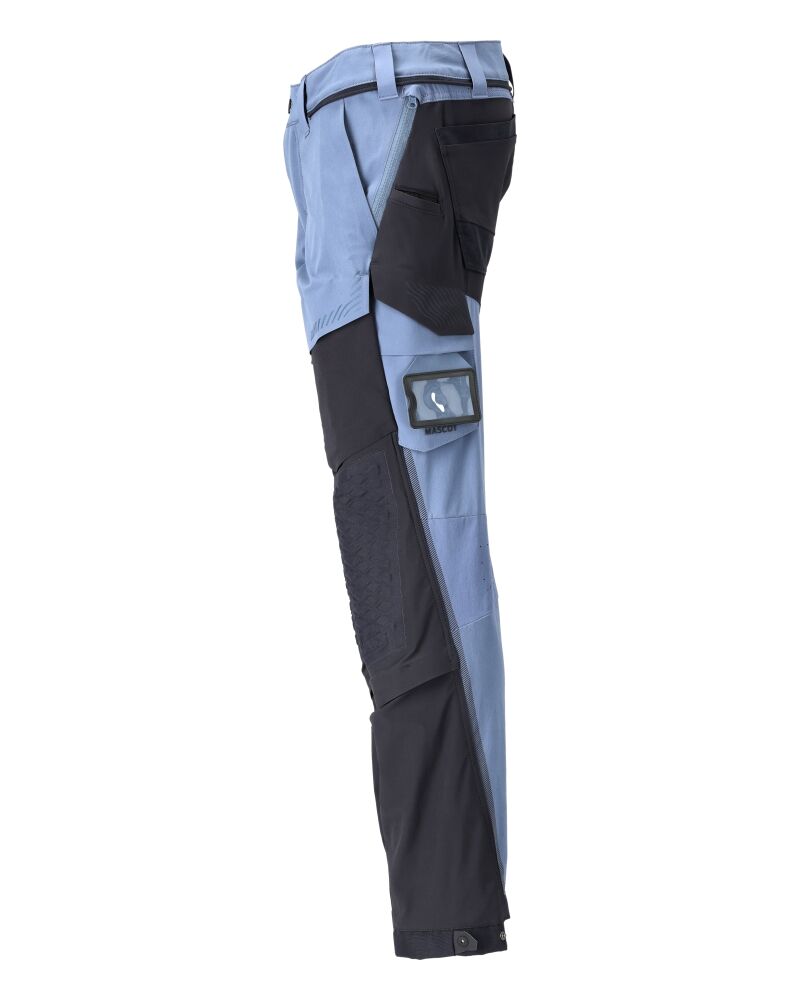 MASCOT Bundhose Customized Stretch Gr. 82C52 steinblau/schwarzblau 22279-605