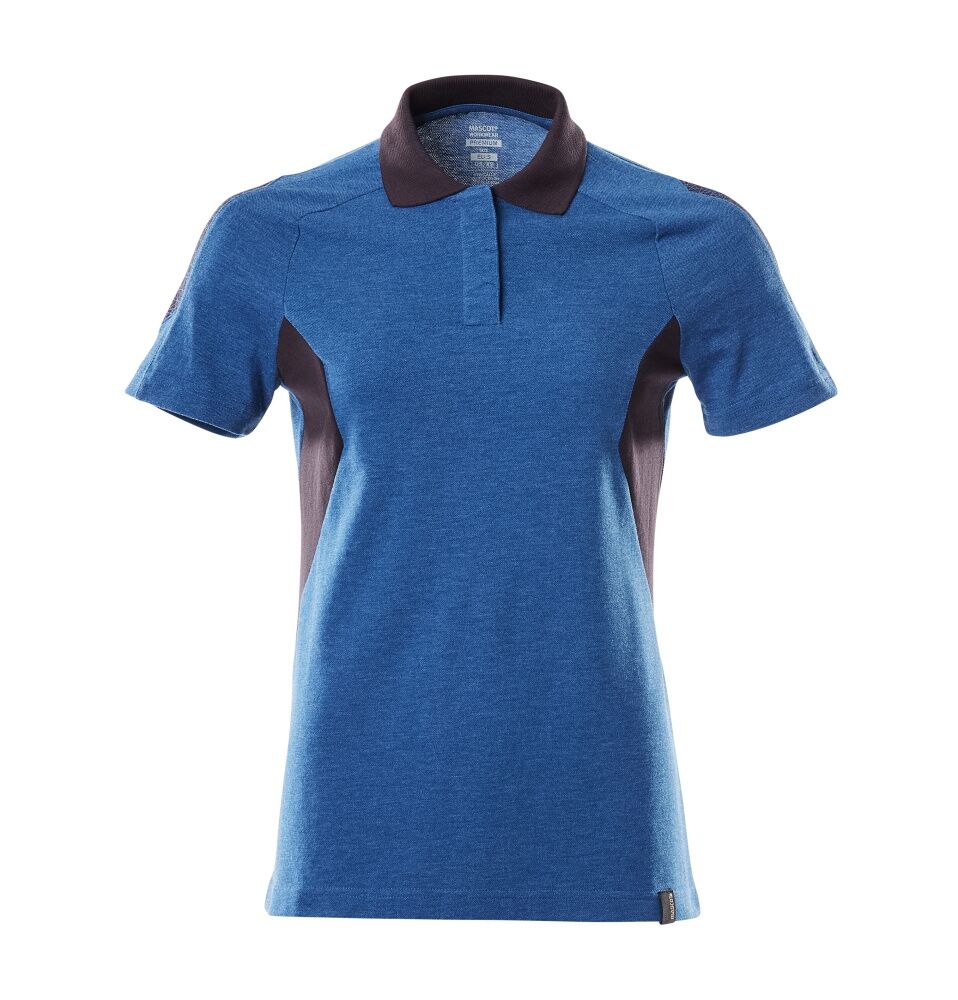 MASCOT Polo Shirt Accelerate Damen Gr. L azurblau/schwarzblau 18393-961