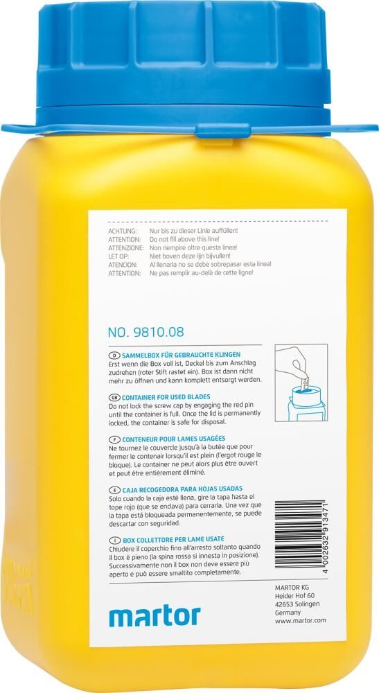MARTOR Sammelbox für Klingen
