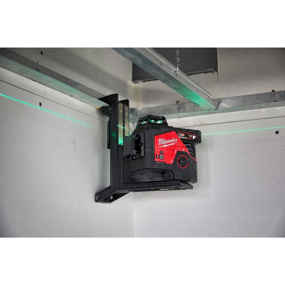 MILWAUKEE Kreuzlinienlaser 3x360 Grad M12 3PL-401C