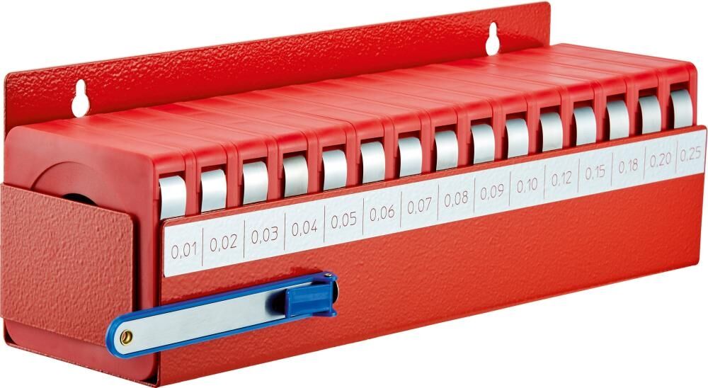 FORMAT Fühlerlehrband in Werkstattbox 0,01-0,25mm
