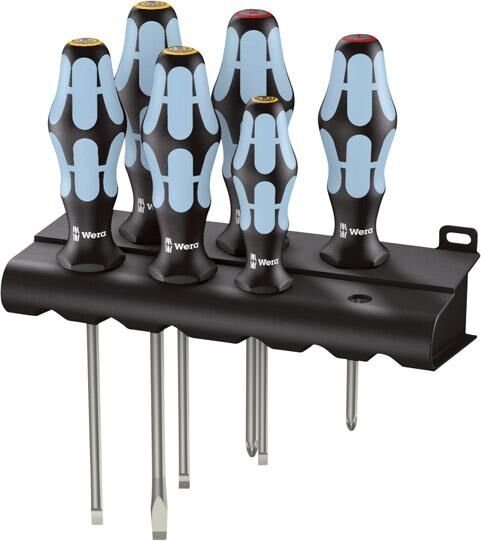 WERA Schraubendreher Set Stainless Schlitz/PH 6-teilig 3334/6