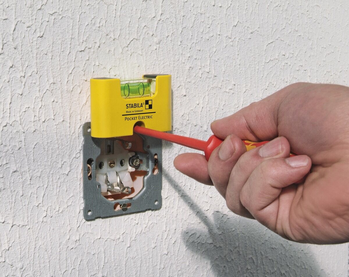 STABILA Mini-Wasserwaage Pocket Electric 7cm