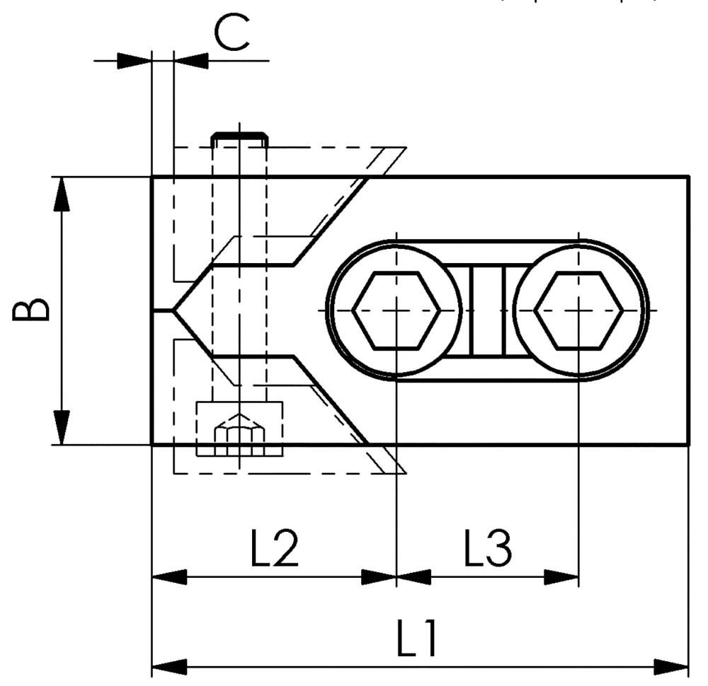 AMF Tiefspannbacken Bulle 22mm / 5mm