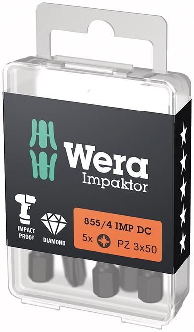 FORMAT Kreuzschlitz Bit 1/4" Impaktor PZ 3x50mm 5er Pack