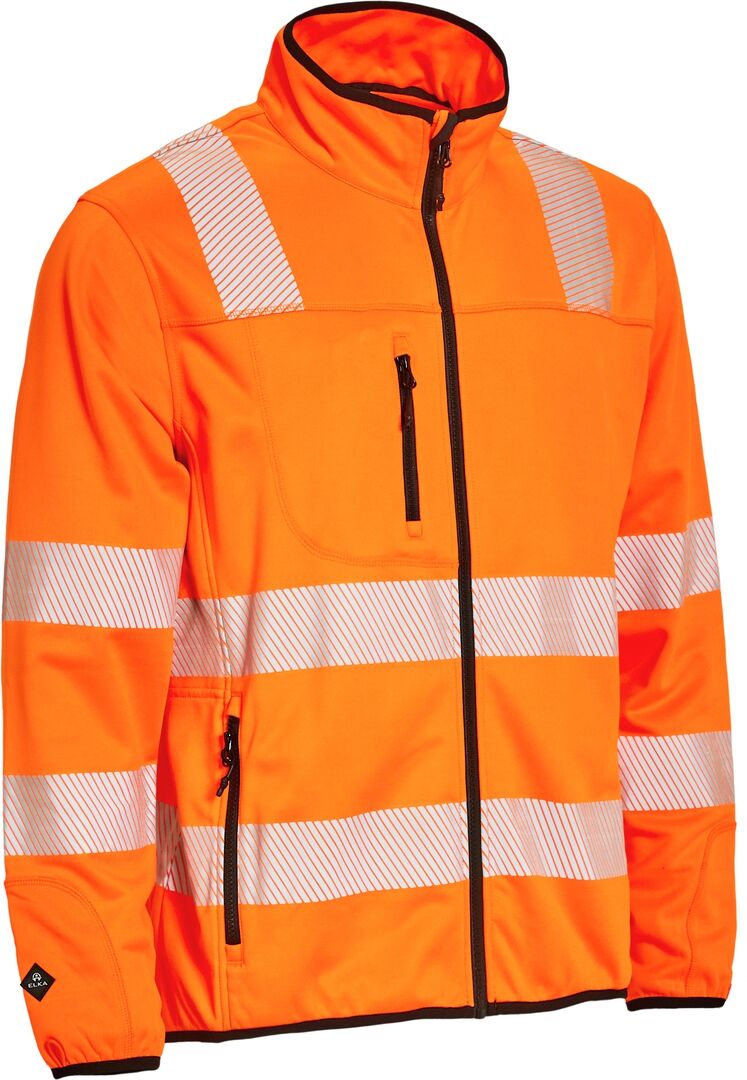 ELKA Warnschutz Softshelljacke Gr. 5XL warnorange 150015R030