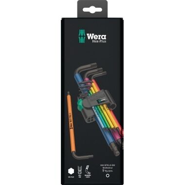 WERA Winkelschraubendreher Multicolor Set 9-teilig 1,5-10mm