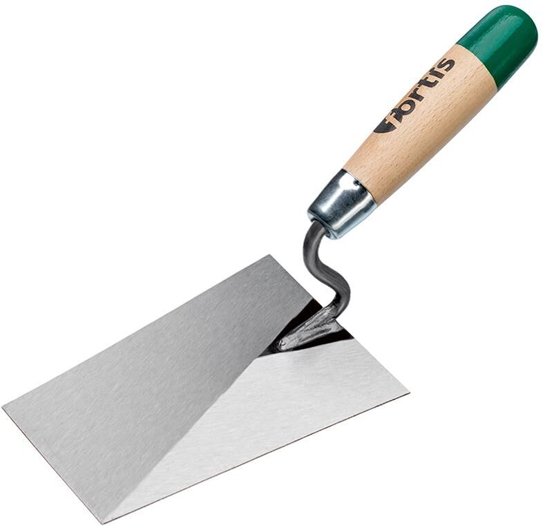 FORTIS Stukkateurkelle S-Hals 180mm rostfrei
