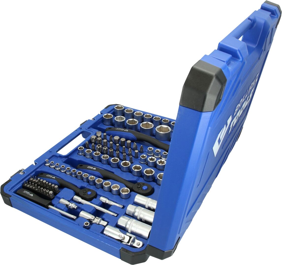 BRILLIANT TOOLS Steckschlüssel Set 1/4" 3/8" 1/2" 172-teilig