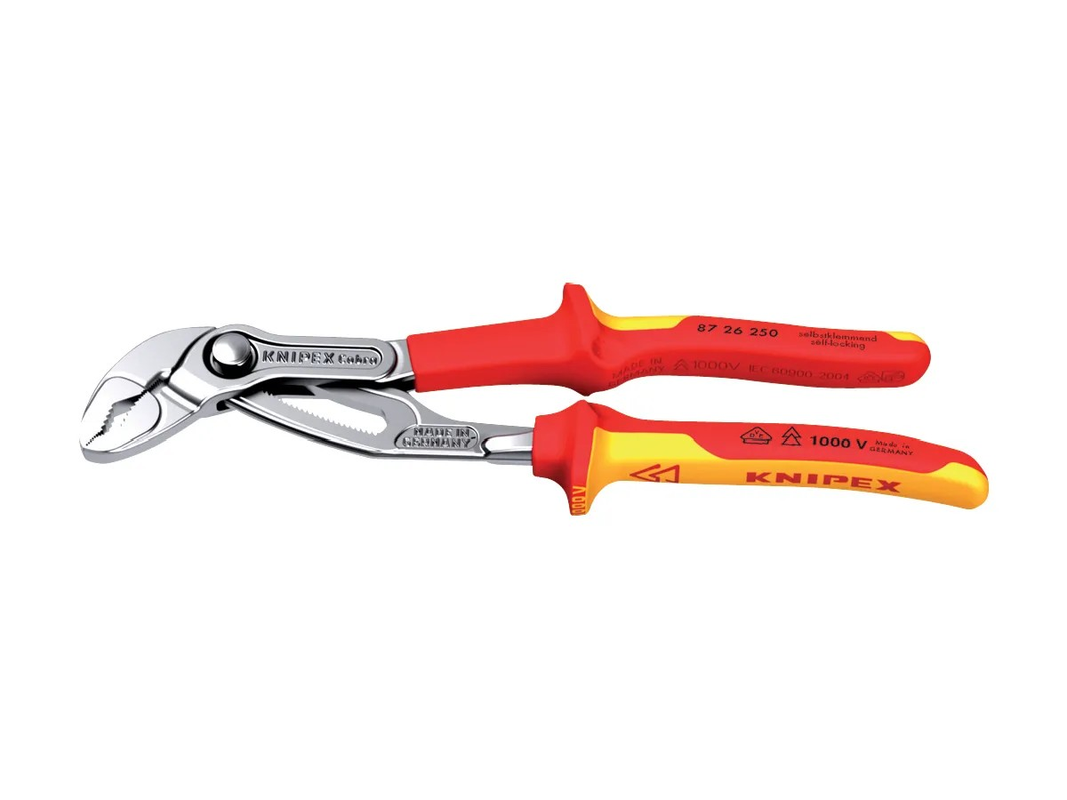KNIPEX 87 26 250 Cobra VDE Hightech- Wasserpumpenzange VDE verchr. 250mm