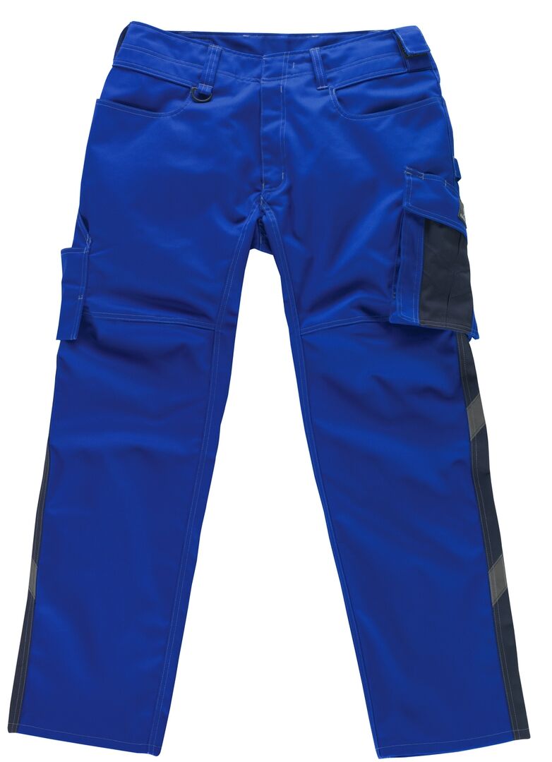 MASCOT Bundhose Unique Oldenburg Gr. 90C48 kornblau/schwarzblau 12579-442