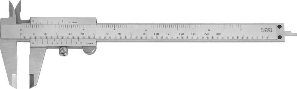 FORMAT Präzisions-Taschenmessschieber Doppelprismenführung 150mm