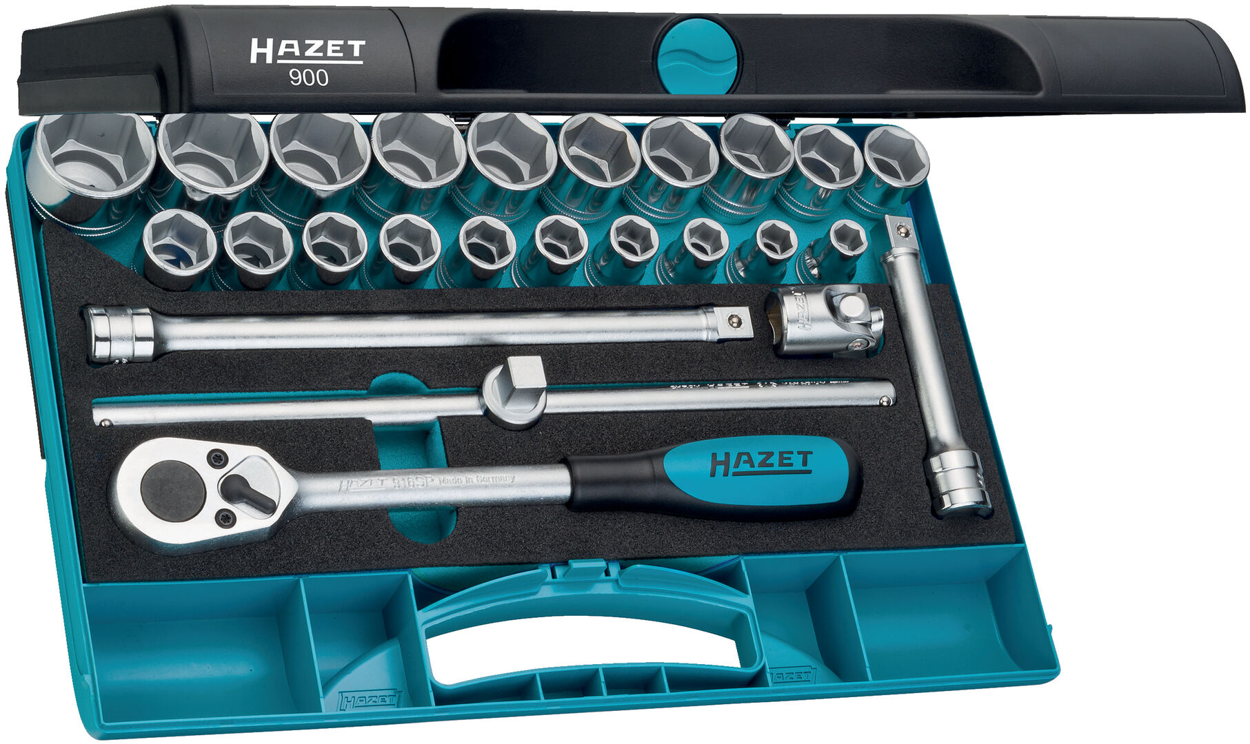 HAZET Steckschlüsselsatz 1/2" 25-tlg.