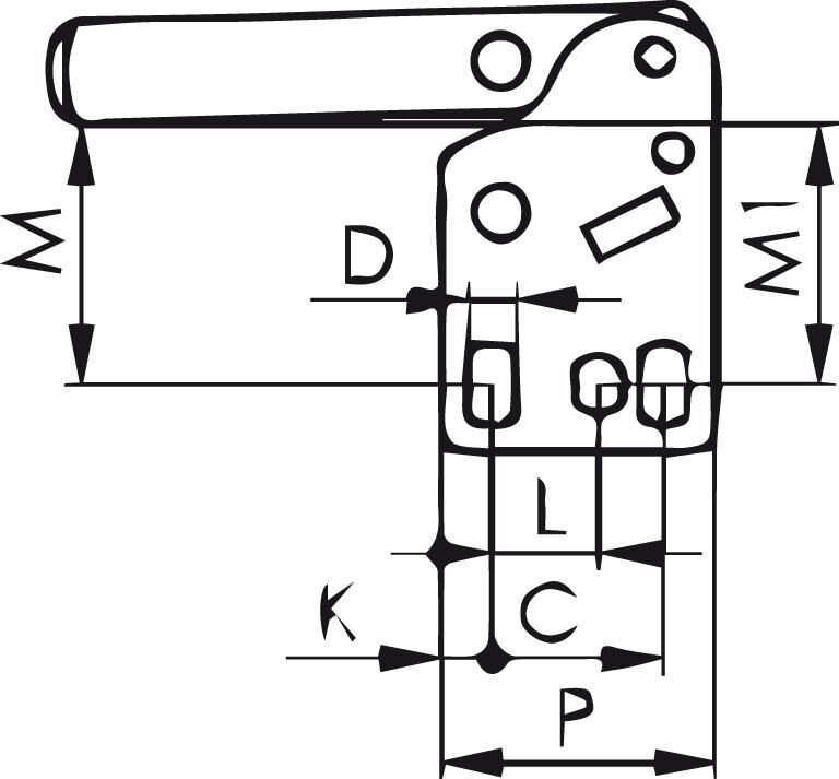 AMF Senkrechtspanner 6802 Gr. 4