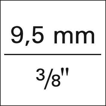 MILWAUKEE Akku-Ratsche 3/8" M12 IR 2Ah