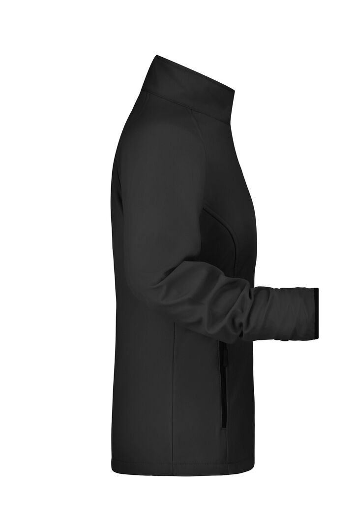 JAMES & NICHOLSON Softshelljacke Gr. L black/black 1129