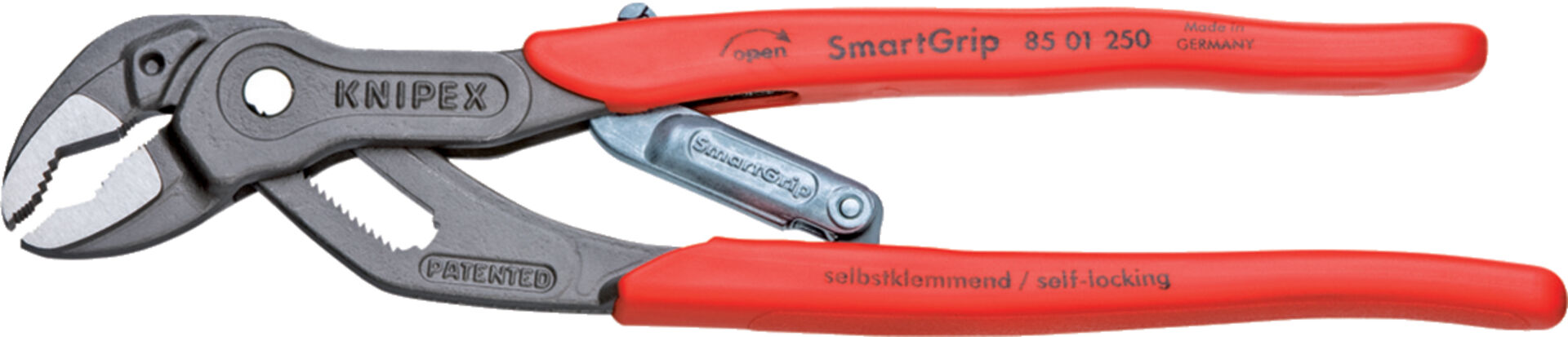 KNIPEX 85 01 250 SmartGrip Wasserpumpenzange automit Einst. 250mm