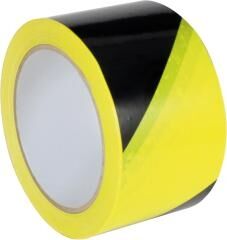 Warnband selbstklebend 66m 60mm gelb/schwarz