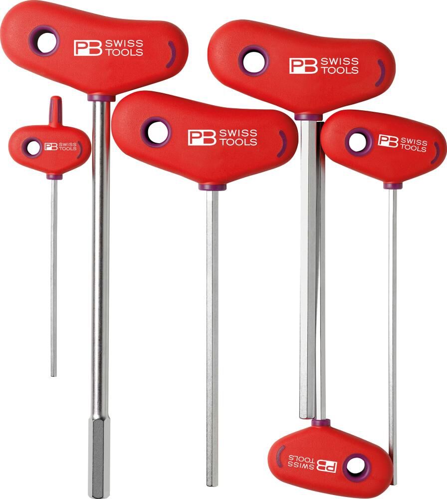 PB SWISS TOOLS Tools Quergriff-Schraubendreher Set im Karton 6-teilig 3-10mm