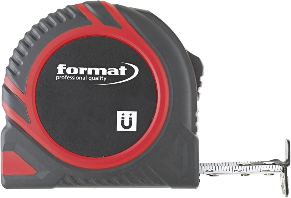 FORMAT Taschenbandmaß mit Magnet 8m x 25mm
